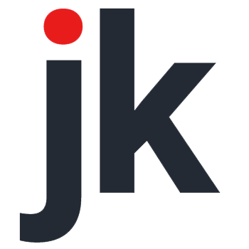 jK Communicatie en Vormgeving Logo